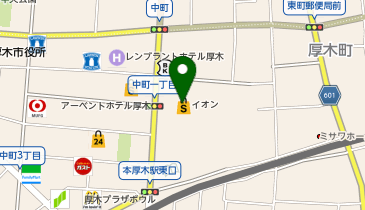 厚木カルチャーセンターの地図画像