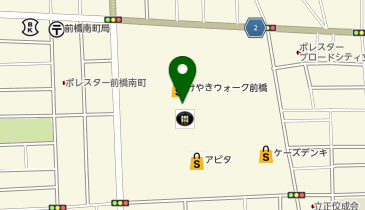前橋カルチャーセンターの地図画像