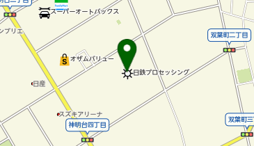 日鉄プロセッシング 羽村工場の地図画像