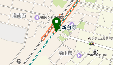 はなの舞 新白河駅東口店の地図画像