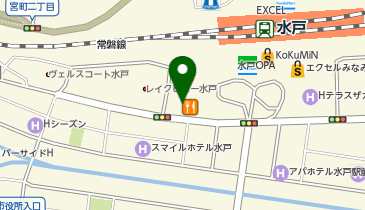 個室完備 海鮮居酒屋 はなの舞 水戸駅南口店の地図画像