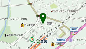 個室完備 海鮮居酒屋 はなの舞 倉敷駅北口店の地図画像