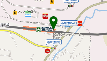 花の舞 京王リトナード若葉台店の地図画像