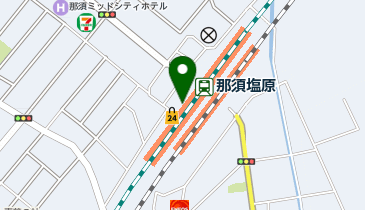 はなの舞 那須塩原駅西口店の地図画像