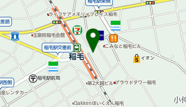 個室完備 海鮮居酒屋 はなの舞 稲毛駅前店の地図画像
