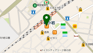 はなの舞 新小岩店の地図画像