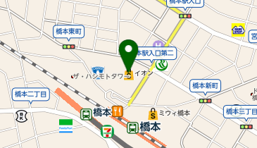 はなの舞 イオン橋本店の地図画像