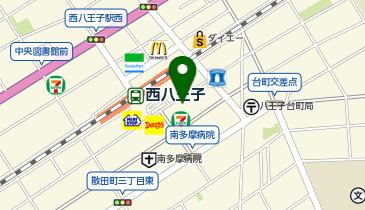 花の舞 西八王子南口店の地図画像