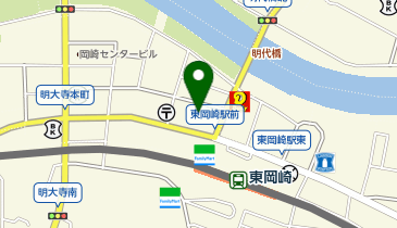 はなの舞 東岡崎駅前店の地図画像