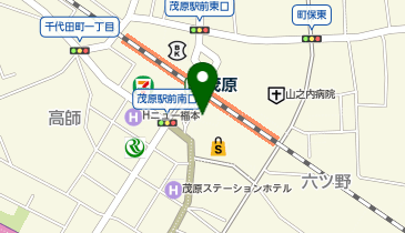 焼肉浜焼 はなの舞 茂原南口店の地図画像