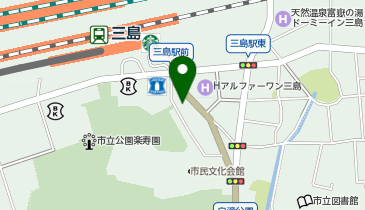 個室完備 海鮮居酒屋 はなの舞 三島駅南口店の地図画像
