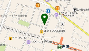 はなの舞 君津北口店の地図画像