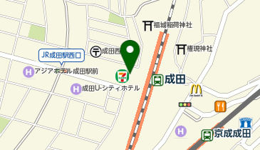 はなの舞 JR成田西口店の地図画像