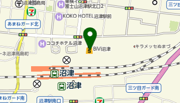 個室完備 海鮮居酒屋 はなの舞 沼津駅BiVi沼津店の地図画像