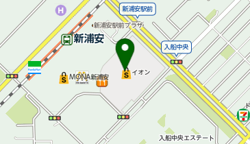 個室完備 海鮮居酒屋 はなの舞 新浦安店の地図画像