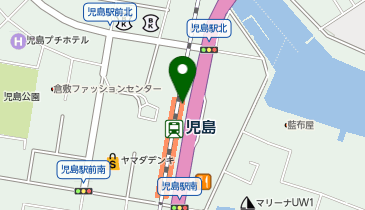 瀬戸内のうまいもの さかなや道場 児島駅前店の地図画像