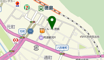 個室完備 寿司居酒屋 さかなや道場 徳島駅前店の地図画像