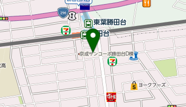 さかなや道場 勝田台駅前店の地図画像