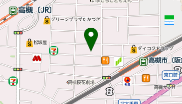 個室居酒屋 海鮮料理 さかなや道場 高槻店の地図画像