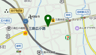 さかなや道場 三島広小路店の地図画像