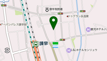 個室完備 海鮮居酒屋 さかなや道場 諫早駅前店の地図画像