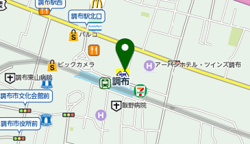 さかなや道場 調布東口店の地図画像