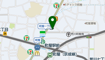 個室居酒屋 海鮮料理 さかなや道場 町屋駅店の地図画像