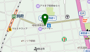 個室居酒屋 海鮮料理 さかなや道場 別府駅東口店の地図画像