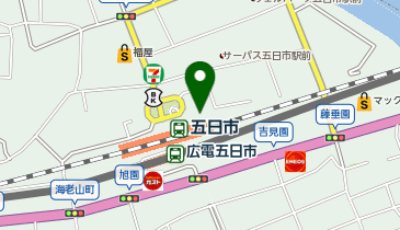 食べ飲み放題 大衆食堂 安べゑ 五日市駅北口店の地図画像