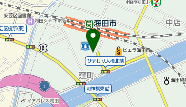 大衆食堂 安べゑ 海田市駅南口店の地図画像