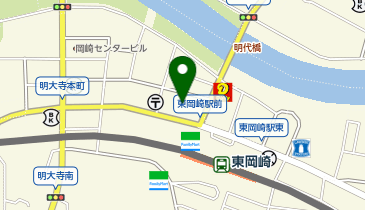 大衆食堂 安べゑ 東岡崎駅前店の地図画像