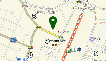 食べ飲み放題 大衆食堂 安べゑ 土浦駅前店の地図画像