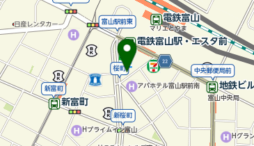 食べ飲み放題 大衆食堂 安べゑ 富山駅前店の地図画像