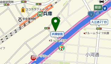 さかな酒場 魚星 兵庫南口店の地図画像