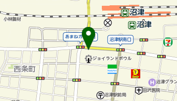 個室完備 さかな酒場 魚星 沼津南口店の地図画像