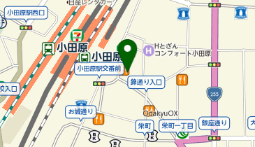 個室完備 豊洲市場 さかな酒場 魚星 小田原駅前店の地図画像