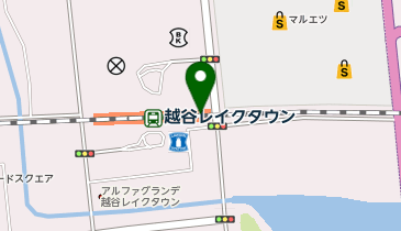 個室完備 さかな酒場 魚星 越谷レイクタウン駅前店の地図画像