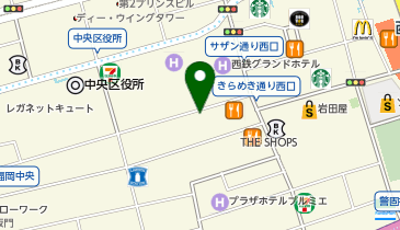両国だしもんじゃ もんじ 天神大名店の地図画像