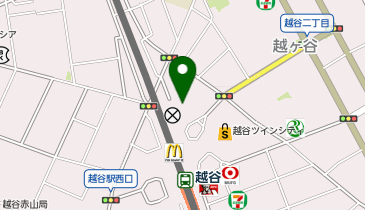 魚鮮水産 越谷東口店の地図画像