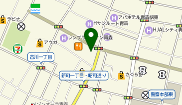 個室完備 海鮮居酒屋 魚鮮水産 青森駅前店の地図画像
