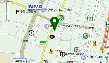 魚鮮水産 郡山中町店の地図画像