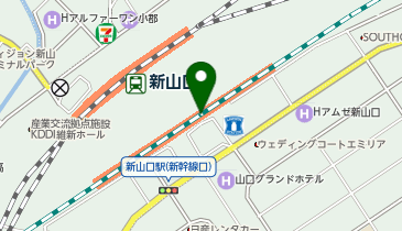 個室完備 海鮮居酒屋 魚鮮水産 アイスタ新山口店の地図画像