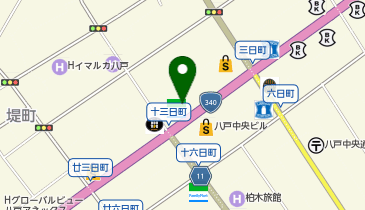 個室完備 海鮮居酒屋 魚鮮水産 八戸三日町店の地図画像