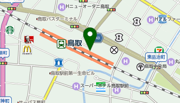 海鮮居酒屋 魚鮮水産 シャミネ鳥取店の地図画像