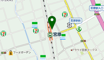 やきとり道場 宮原駅ビル店の地図画像
