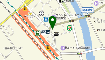 やきとり道場 こだわりやま 盛岡駅前店の地図画像