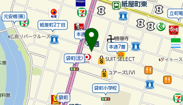 海鮮居酒屋 牡蠣小屋 豊丸水産 広島本通り店の地図画像