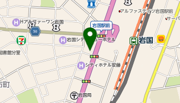 個室完備 海鮮居酒屋 豊丸水産 岩国駅前店の地図画像