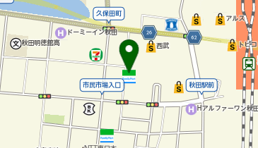 升屋 秋田駅前店の地図画像