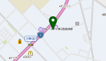 まぐろダイニング 美蔵 ホテルルートイン西那須野店の地図画像